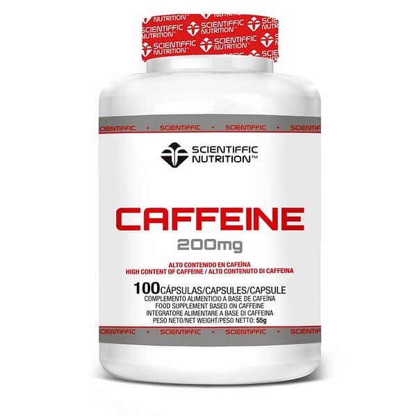 Cafeína 200mg 100Caps Scientiffic Nutrition