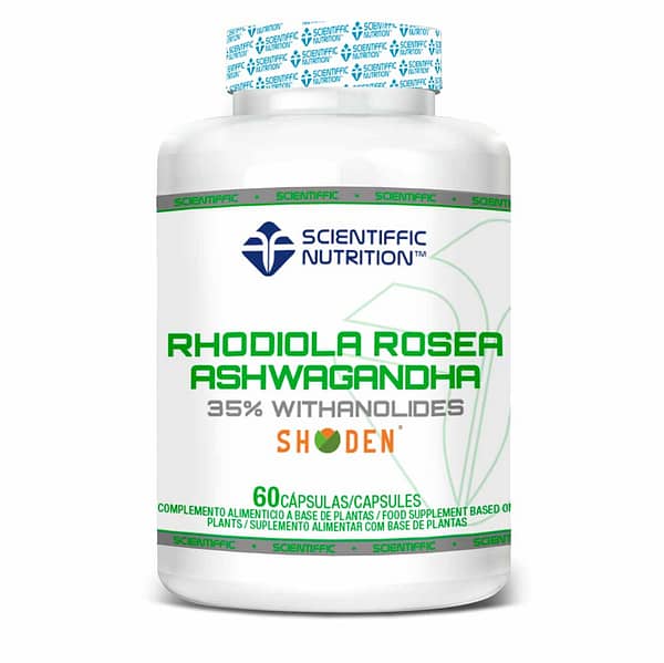 Ashwagandha Rhodiola Rosea 60 caps Scientiffic Nutrition